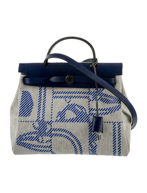 hermes toile h plume bag